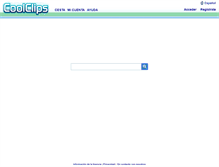 Tablet Screenshot of es.coolclips.com