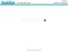 Tablet Screenshot of fr.coolclips.com